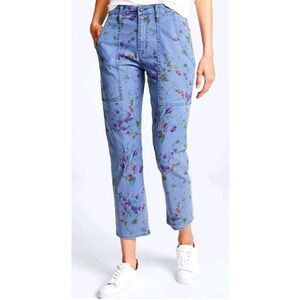 Hudson The Leverage High Rise Ankle Cargo Jeans 29